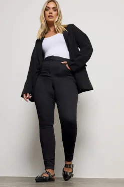 Yours For Good Curve Black Skinny Stretch Ava Jeans